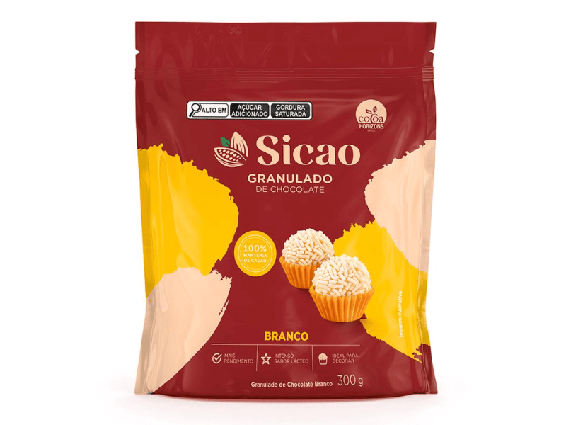 Granulado Sicao Macio Chocolate Branco 300g