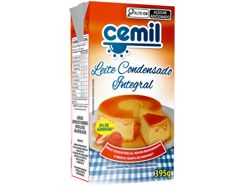 Leite Condensado 395g - Cemil