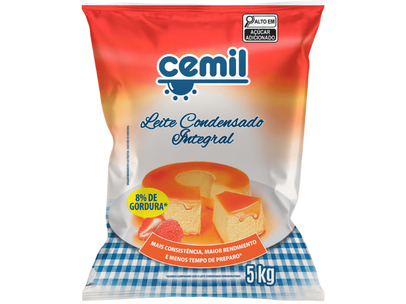 Leite Condensado 5kg- Cemil