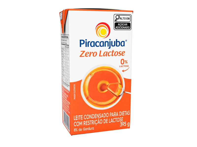 Leite Condensado Zero Lactose 395g - Piracanjuba