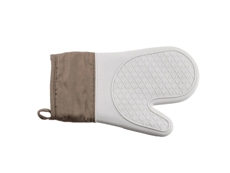 Luva para Forno de Silicone Cinza Curta 29x18,5x1,5 cm  - Allonzy 
