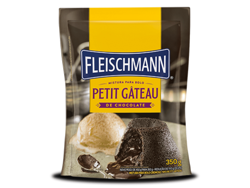 Mistura para Bolo Petit Gâteau 350g - Fleischmann 