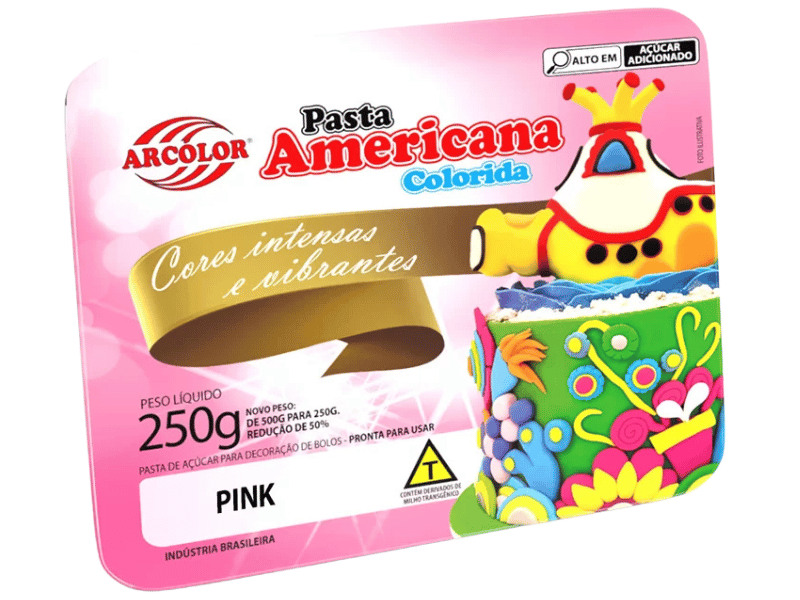 Pasta Americana Pink 250g - Arcólor