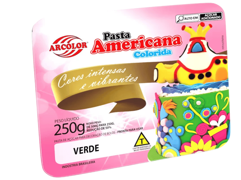 Pasta Americana Verde 250g - Arcólor