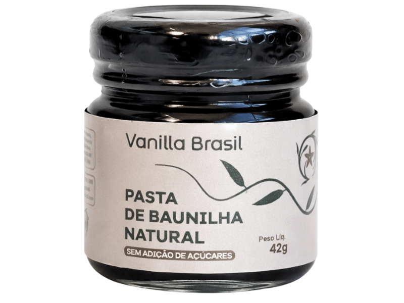 Pasta de Baunilha Natural Sem Açúcar 42g - Vanilla Brasil