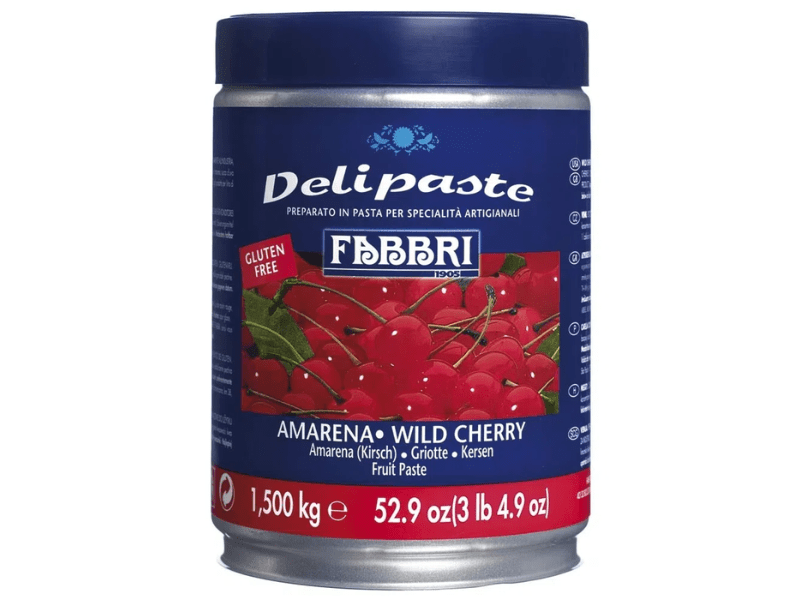 Pasta Delipaste de Cereja Silvestre Amarena 1,5kg - Fabbri 