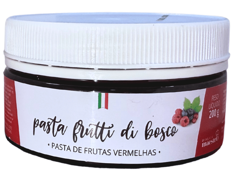 Pasta de Frutas Vermelhas 200g - Dolce Maetro Unika 