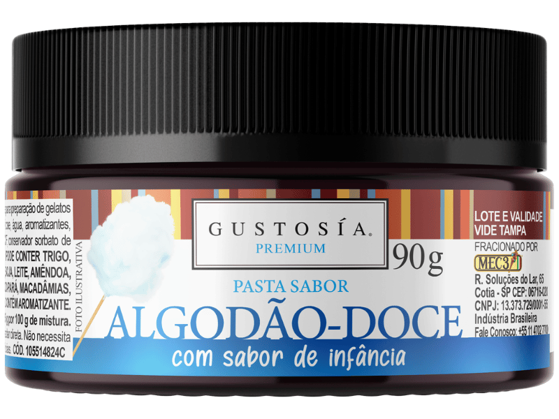 Pasta Saborizante Algodão Doce 90g - Gustosía Premium