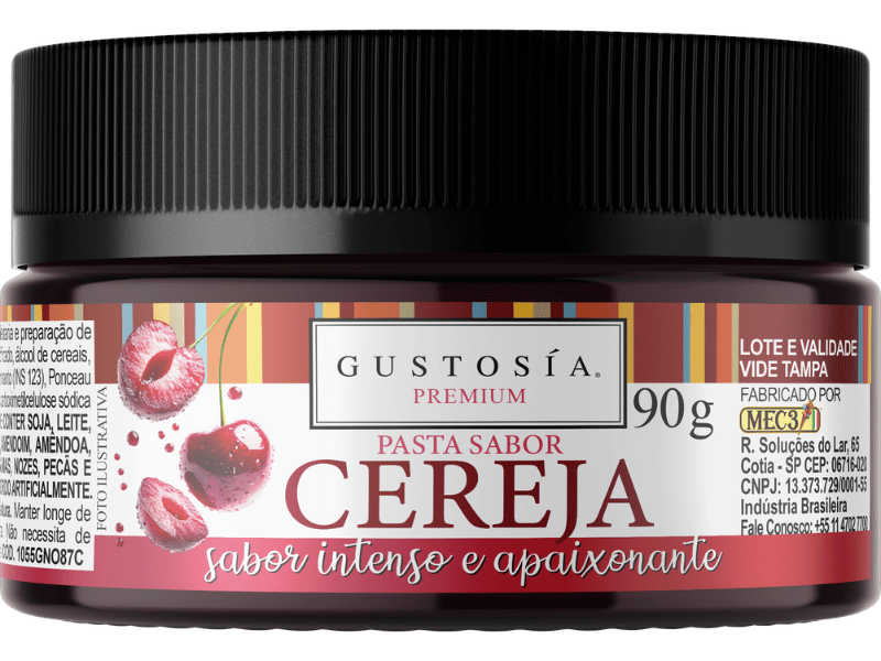 Pasta Saborizante Cereja 90g - Gustosía Premium