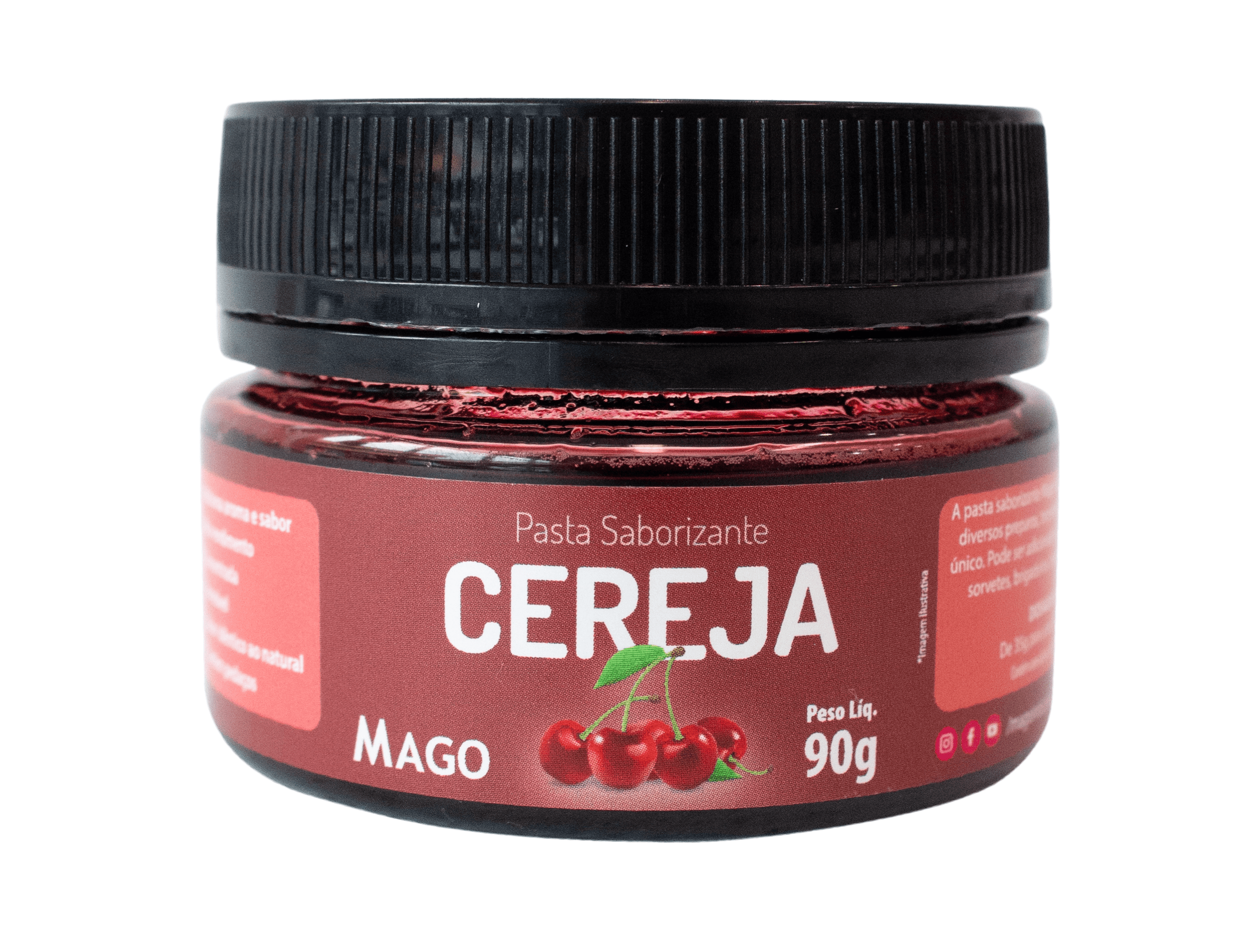 Pasta Saborizante Cereja 90g - Mago