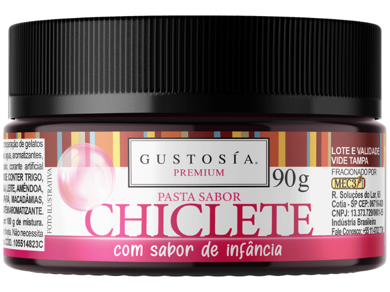 Pasta Saborizante Chiclete 90g - Gustosía Premium
