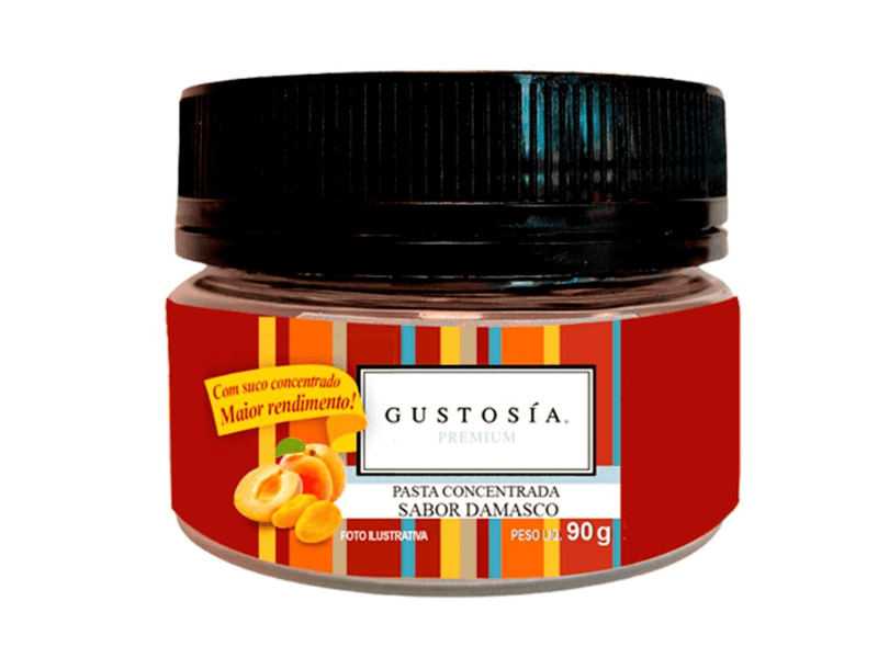 Pasta Saborizante Damasco 90g - Gustosía Premium