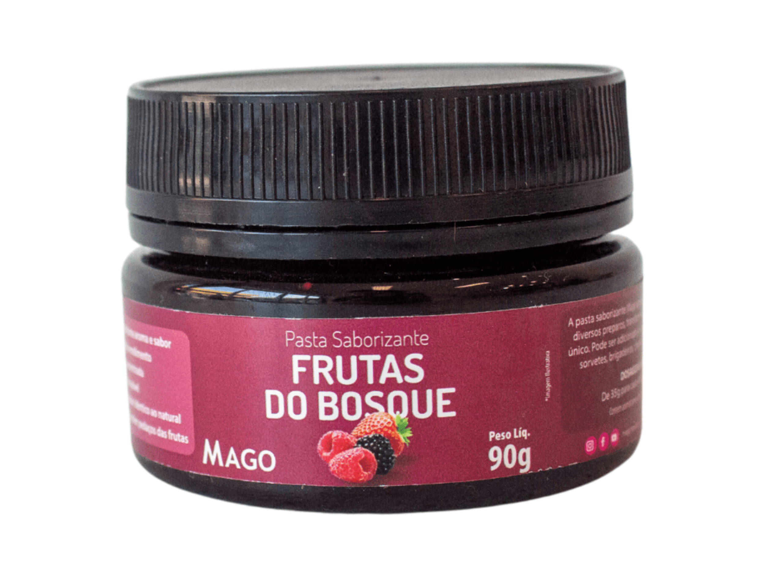 Pasta Saborizante Frutas do Bosque 90g - Mago