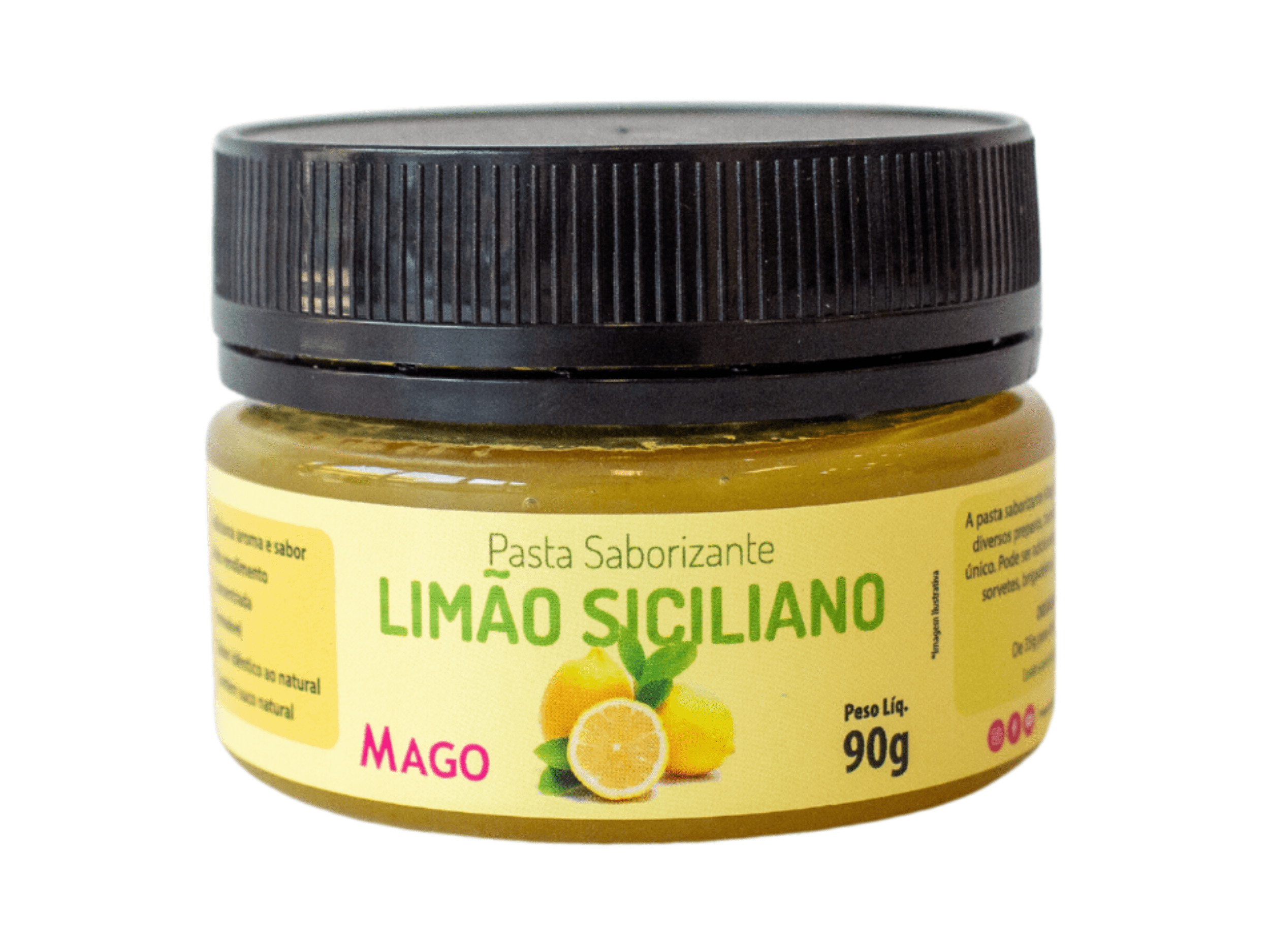 Pasta Saborizante Limão Siciliano 90g - Mago