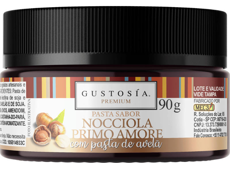 Pasta Saborizante Nocciola Primo Amore 90g - Gustosía Premium