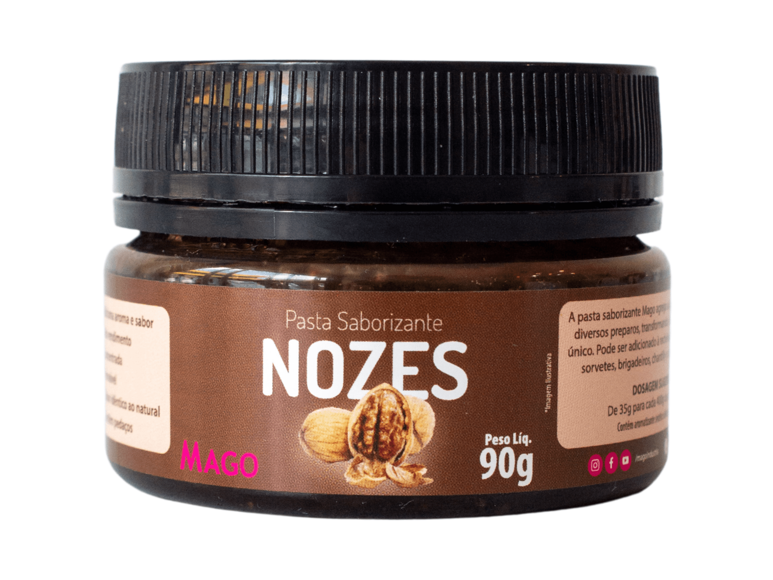 Pasta Saborizante Nozes 90g - Mago