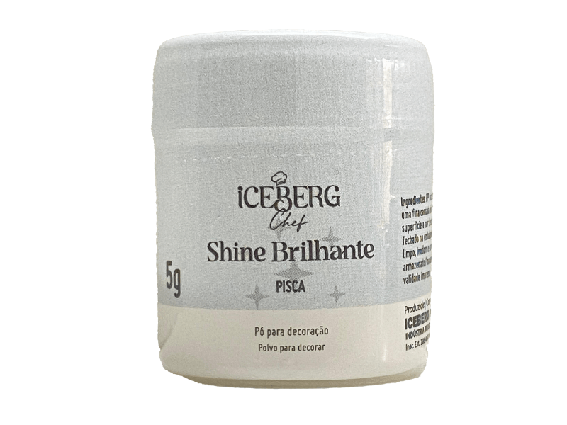 Pó para Decoração Brilhante Pisca Shine 5g  - Iceberg 