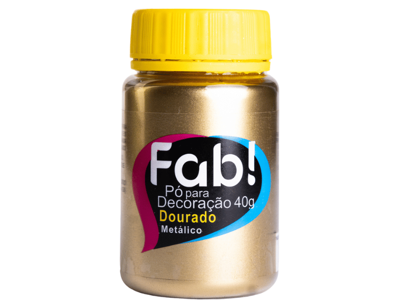 Pó para Decoração Dourado 40g - Fab!