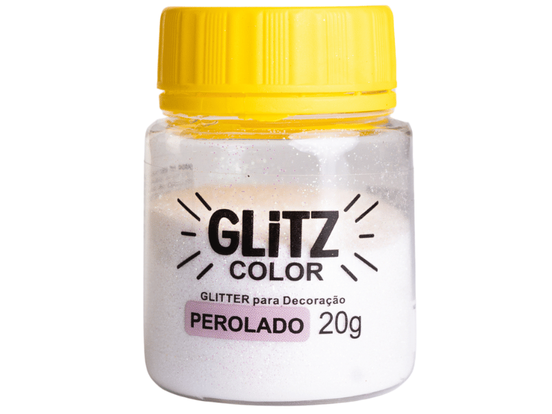 Pó para Decoração Glitter Color Perolado 20g - Fab!