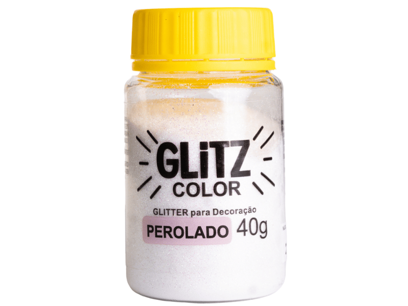 Pó para Decoração Glitter Color Perolado 40g - Fab!