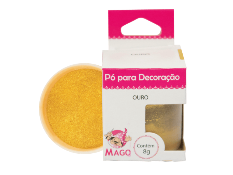 Pó para Decoração Ouro 8g - Mago