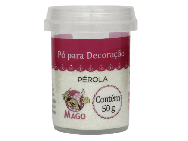 Pó para Decoração Pérola 50g - Mago