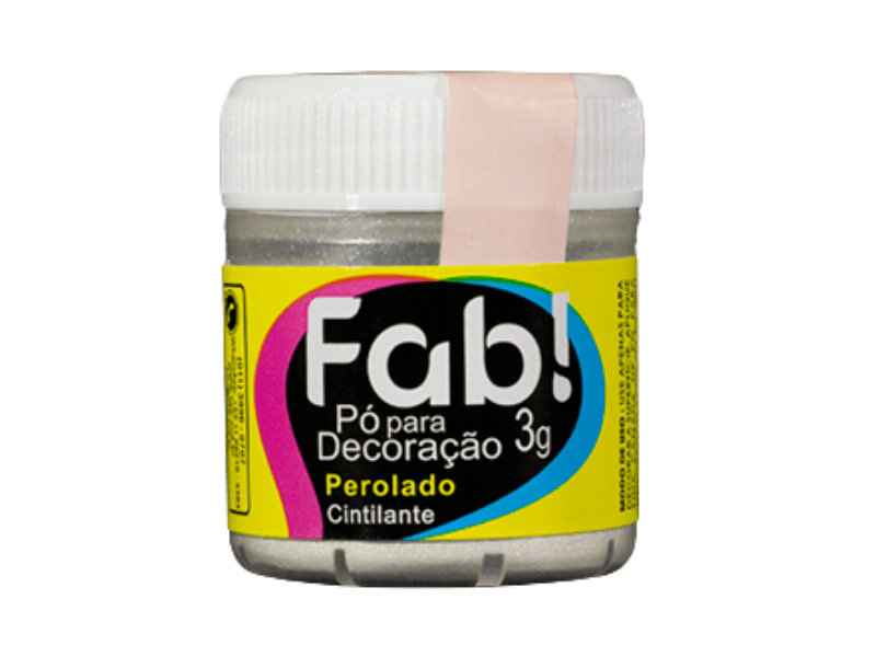 Pó para Decoração Perolado Cintilante 3g - Fab!