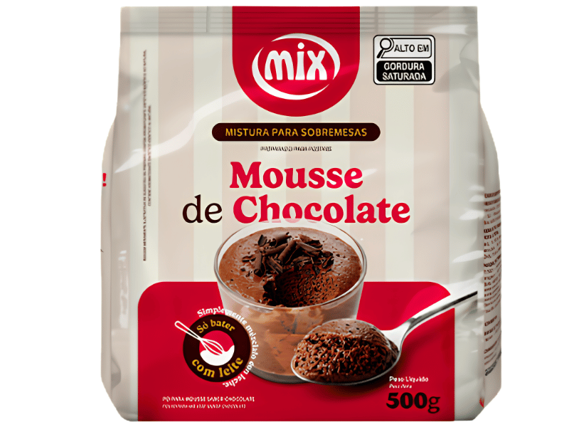 Preparado em Pó para Mousse de Chocolate 500g - Mix