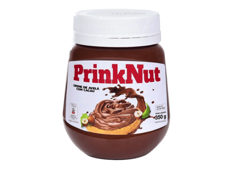 PrinkNut Creme de Avelã 350g - Regional Alimentos 