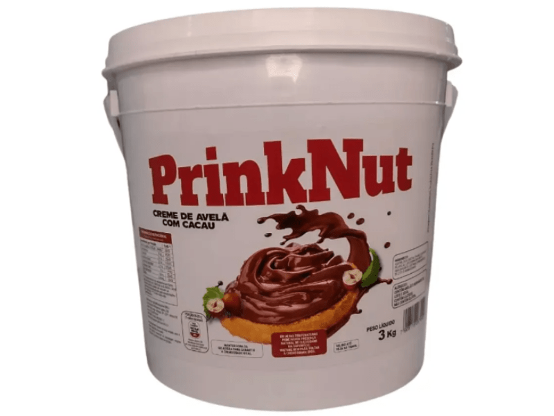 PrinkNut Creme de Avelã 3Kg - Regional Alimentos 