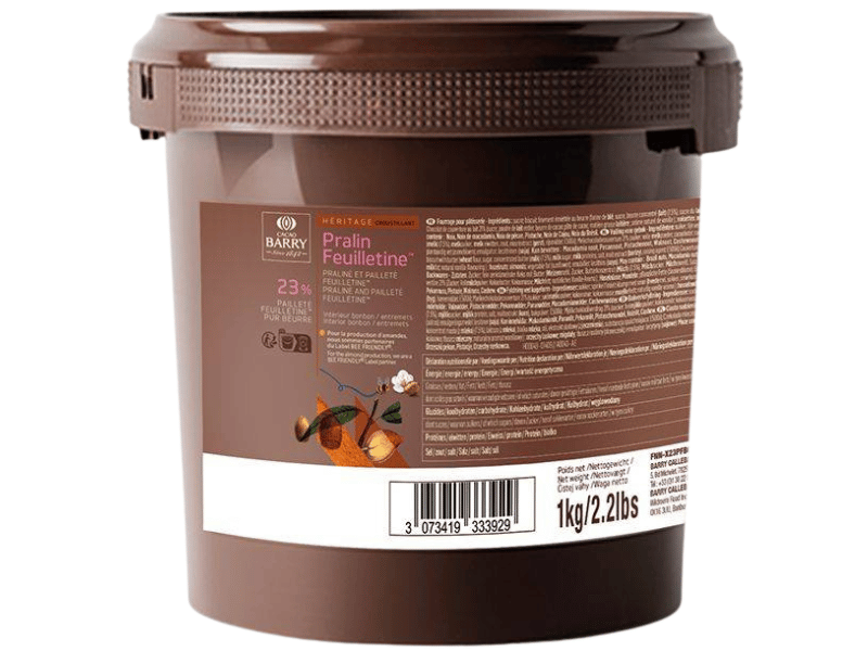 Recheio Callebaut Praliné Avelã e Amêndoas 1kg