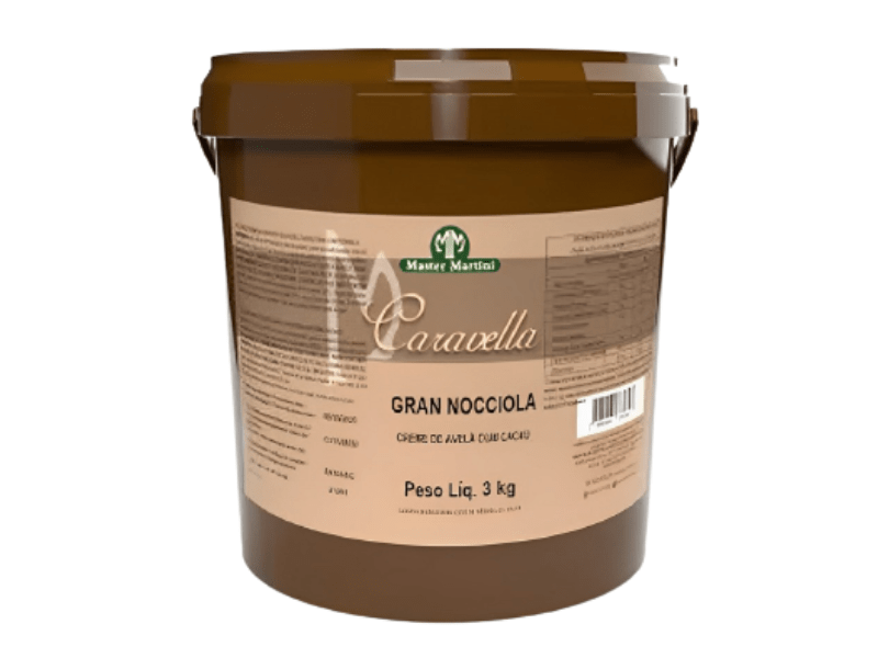 Recheio Caravella Gran Nocciola Creme de Avelã com Cacau 3kg - Master Martini