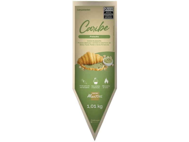 Recheio Creme Pistache Caribe 1,01kg - Master Martini