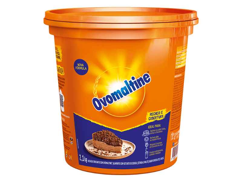 Recheio e Cobertura 2,1kg - Ovomaltine 