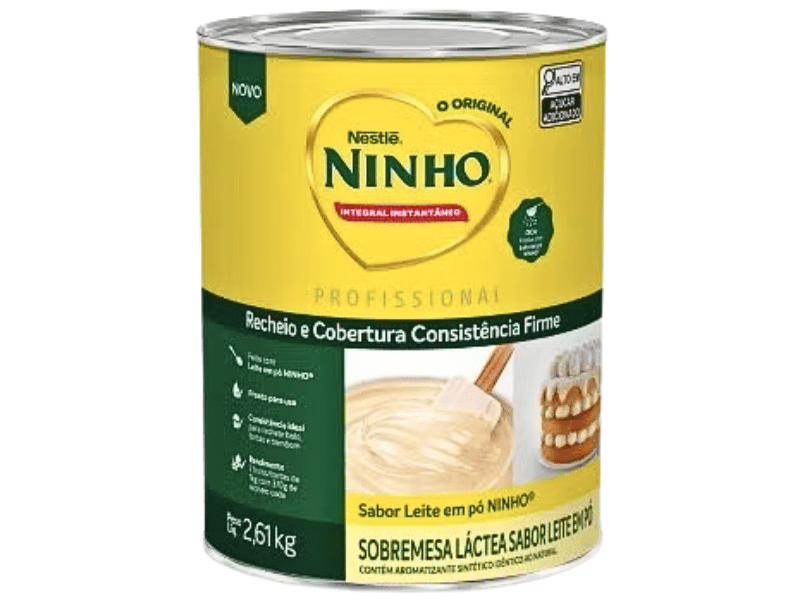 Recheio e Cobertura Sabor Leite Ninho 2,61kg - Nestlé