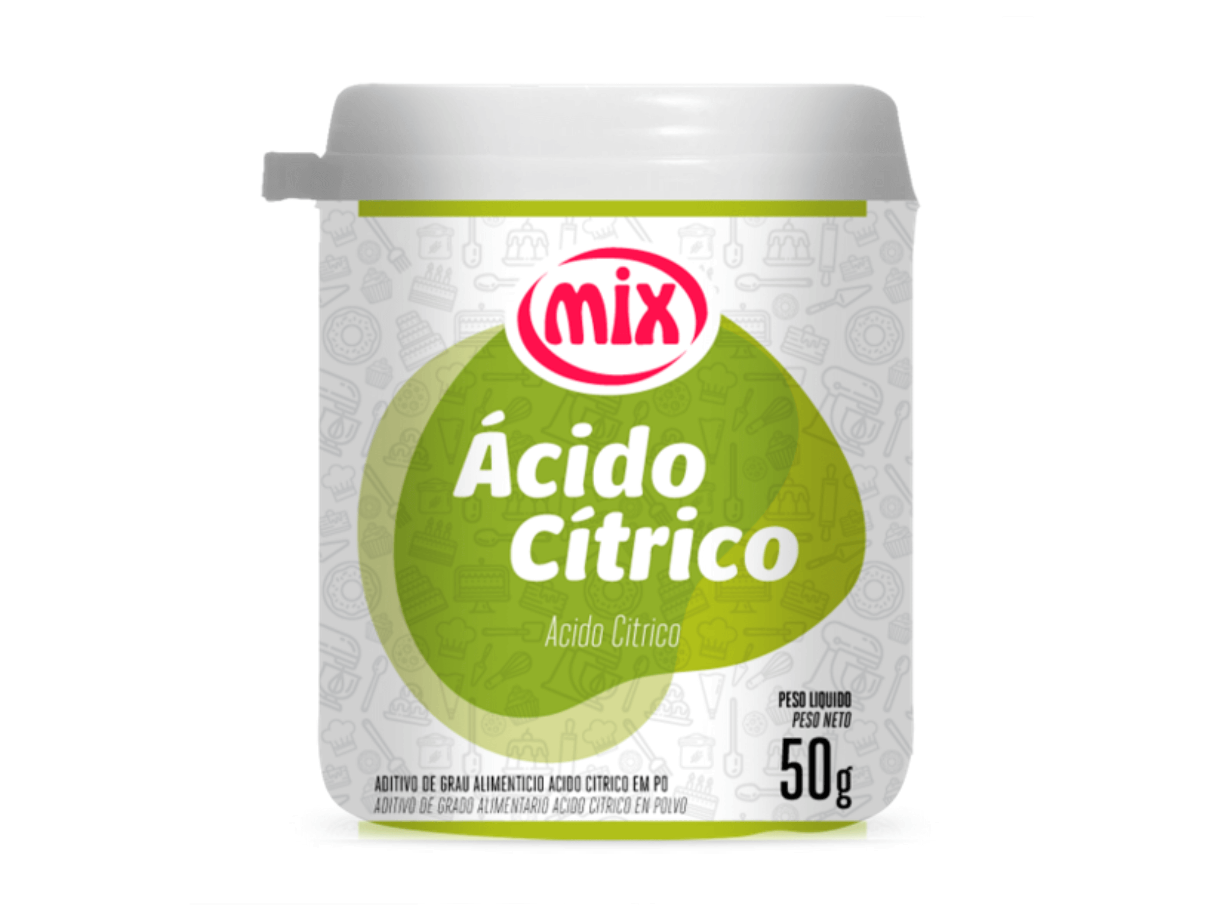 Ácido Citrico 50g - Mix 
