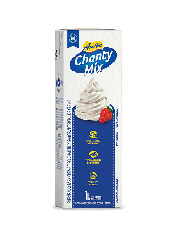 Chantilly Creme Chanty Mix Tradicional Amélia 1L - Vigor