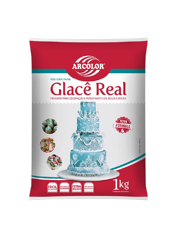 Glacê Real em Pó 1kg - Arcólor