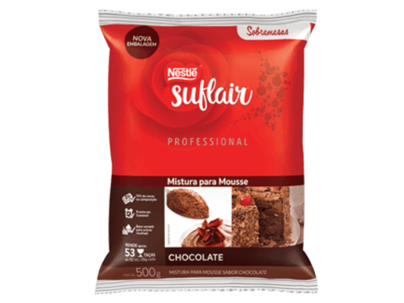 Mousse de Chocolate Suflair 500g - Nestlé