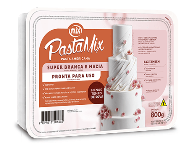 Pasta Americana Branca 800g - Mix