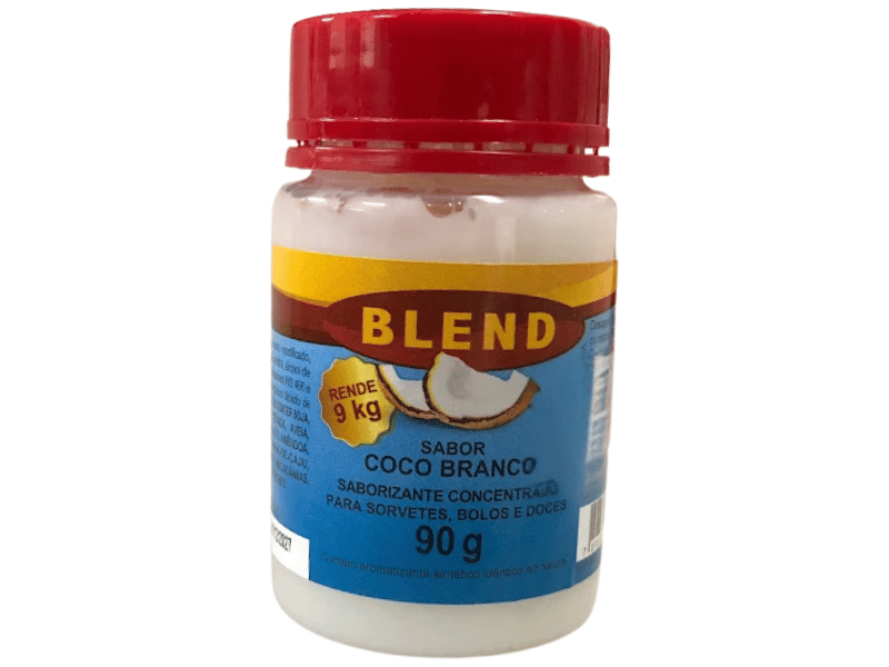 Pasta Saborizante Concentrada Coco Branco 90g - Blend