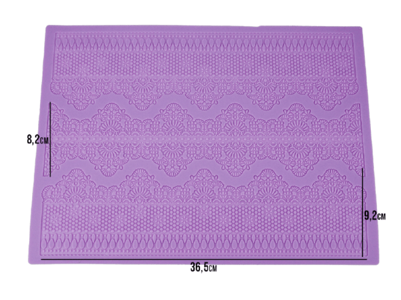 Tapete de Silicone para Renda de Açúcar Geneve 36x29 cm - Prime Chef