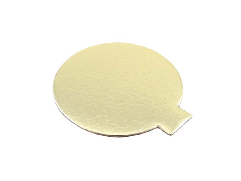 Disco Laminado Ouro 8 cm - Flopel