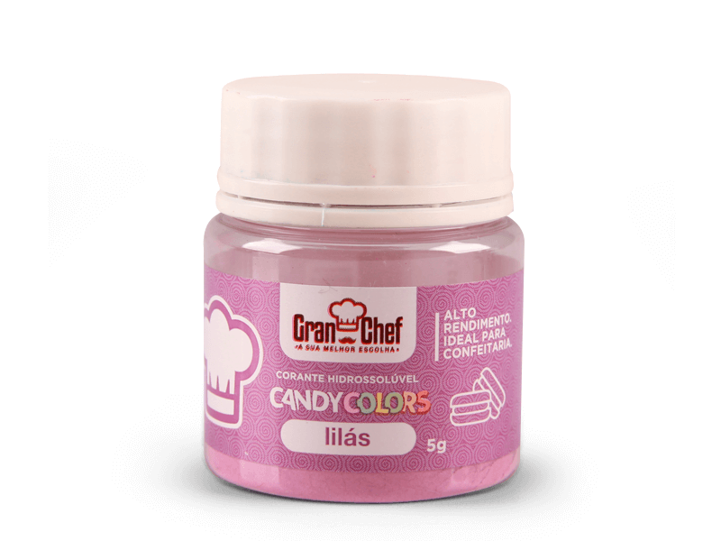 Corante em Pó Hidrossolúvel LiIás 5g Candy Colors - Gran Chef