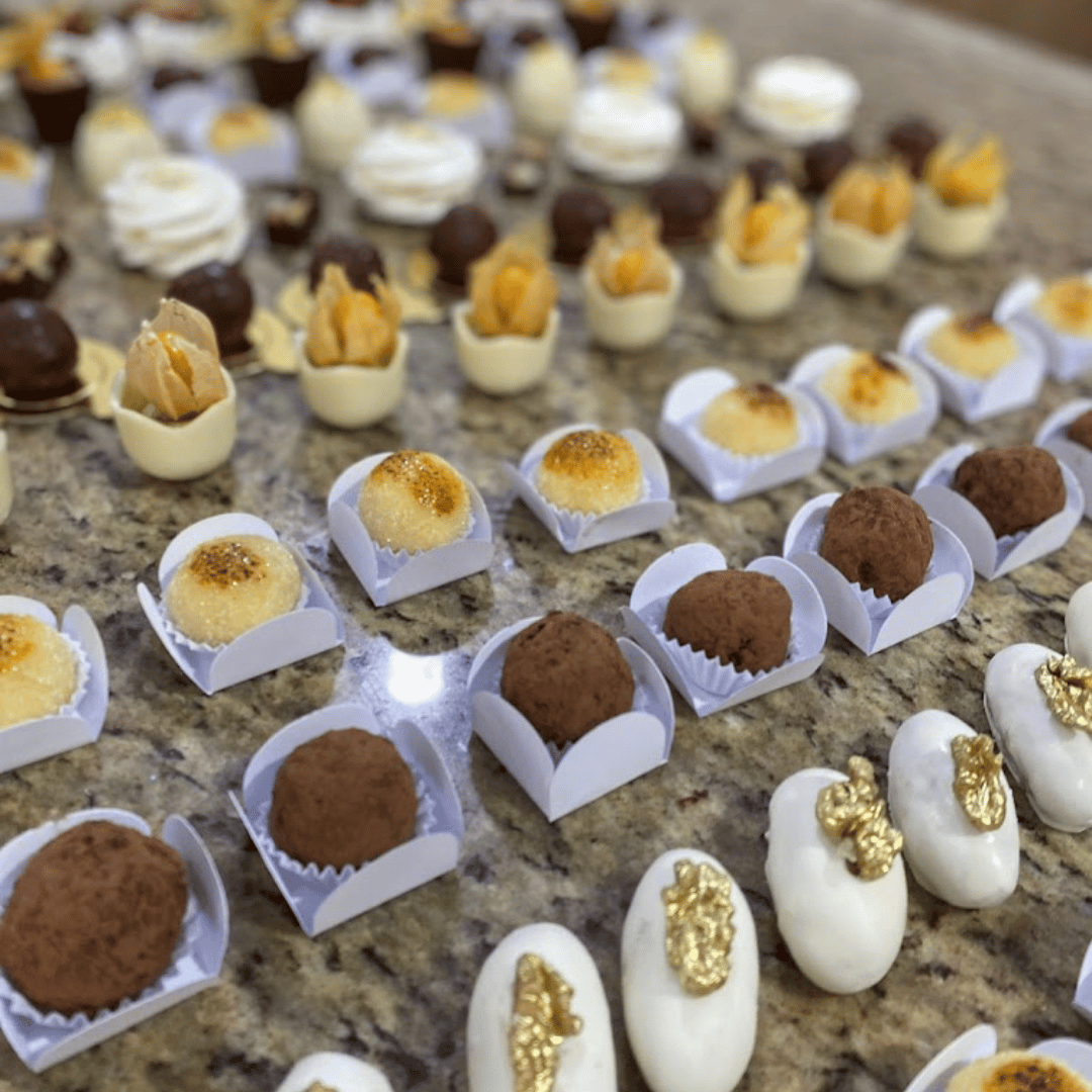 Curso 3 em 1: Chocolataria, Suspiros e Doces Finos 23/07/25 9h às 17h