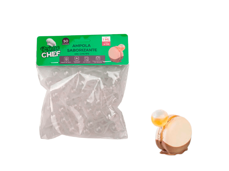 Ampola Saborizante Gourmet Esfera c/ 50 unidades - Prime Chef