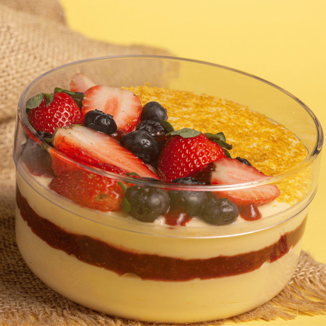 Caixa Cake Box Redonda 13x13x6,7cm 500ml - BlueStar - Maria