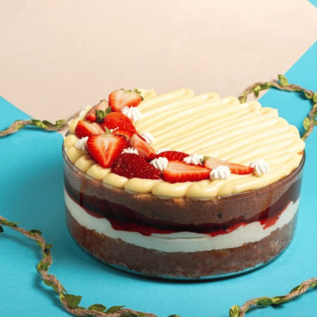 Caixa Cake Box Redonda 20x20x9 cm 2L - BlueStar - Maria Chocolate