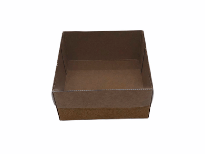 Caixa para Doces Kraft 8x8x4 cm - Agabox