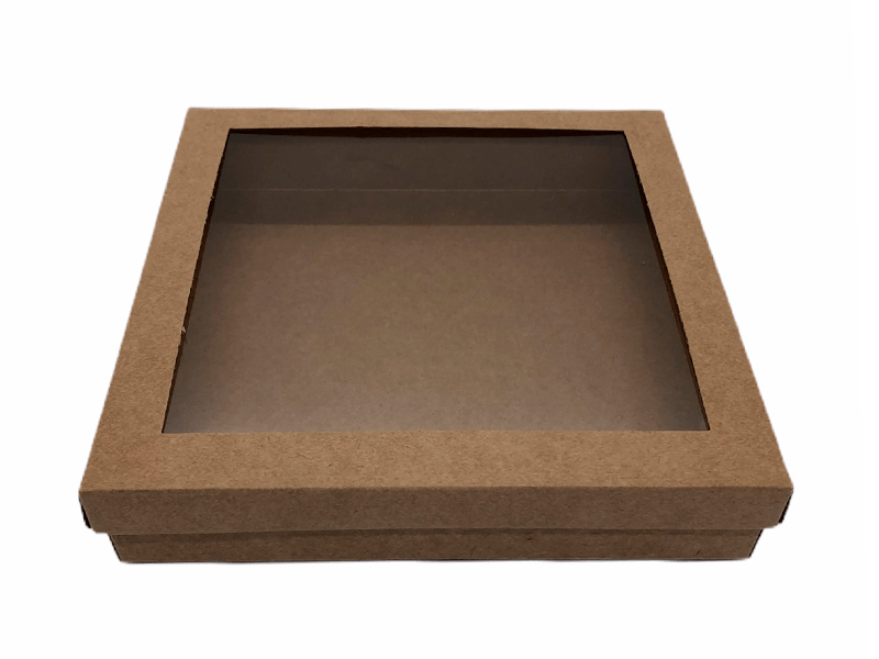 Caixa para Doces Kraft 20x20x4 cm - Agabox